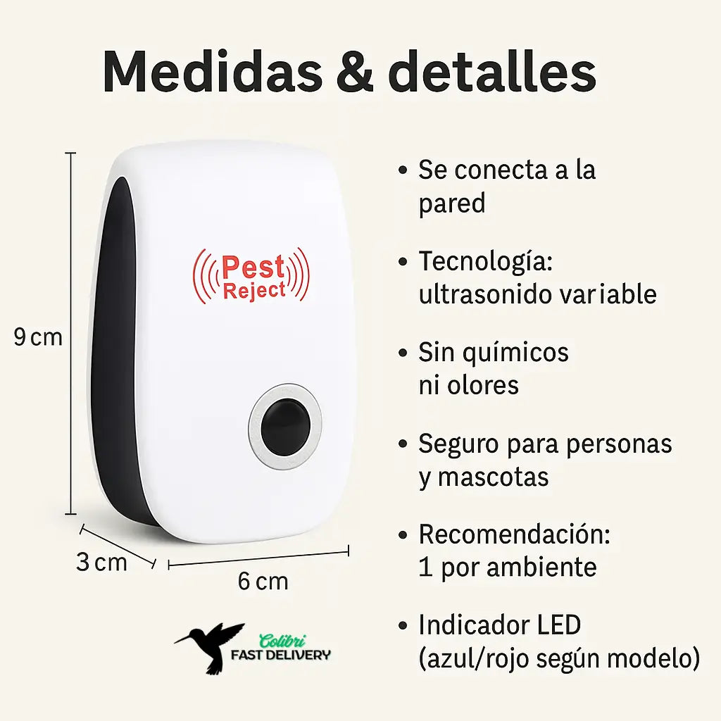 Repelente Electrico ULTRASONIDO
