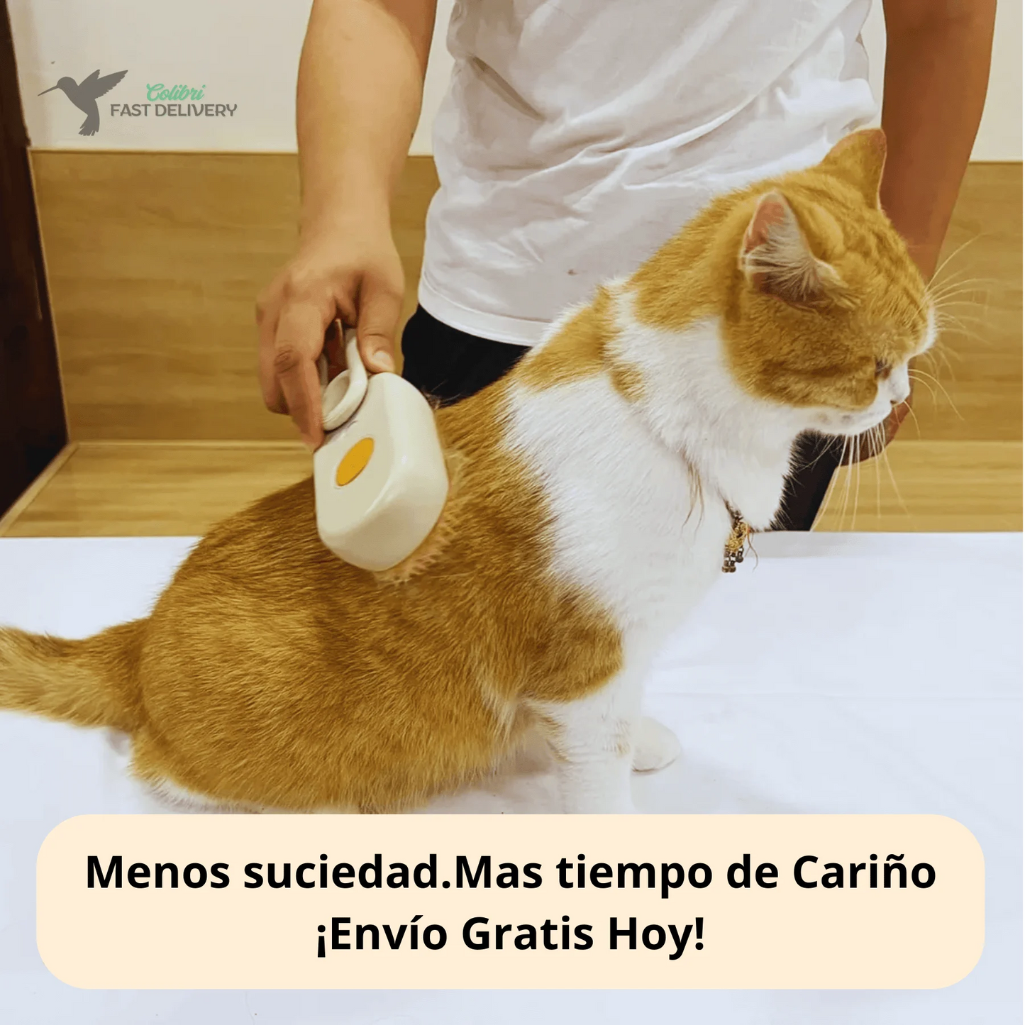 Cepillo Para Mascotas A Vapor Recargable