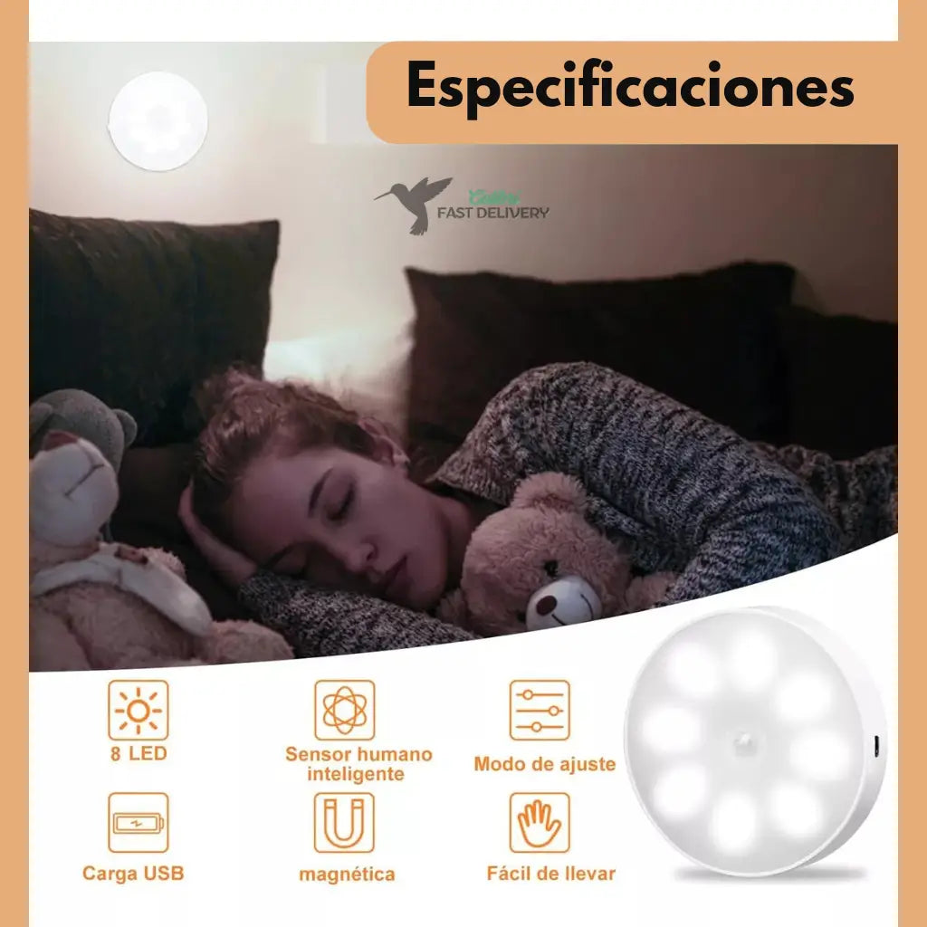 Pack 3 Lámparas SENSOR LED Recargable