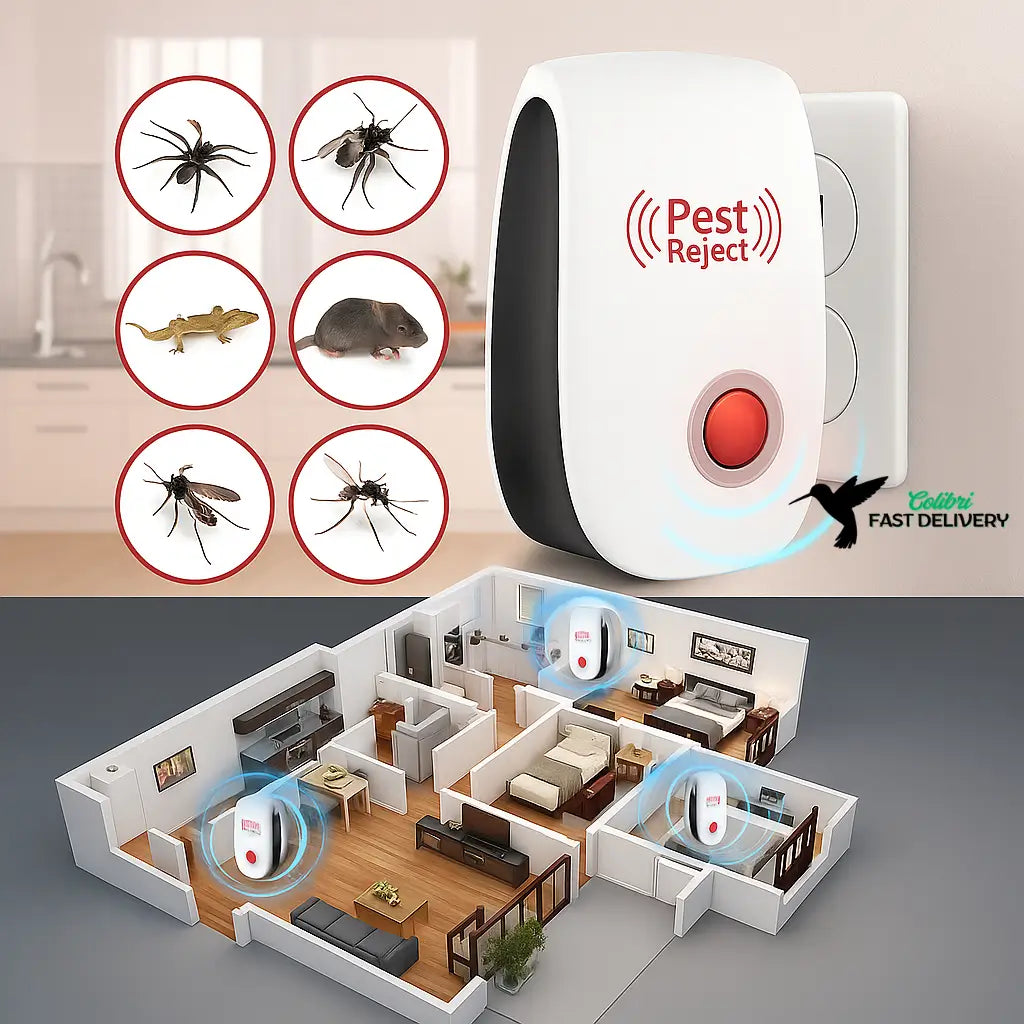 REPELENTE ELECTRICO ULTRASONIDO°PEST REJECT